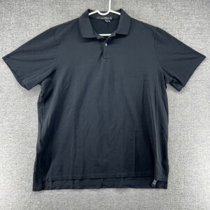 RLX Ralph Lauren Polo Golf Shirt Men Size XL Black Short Sleeve